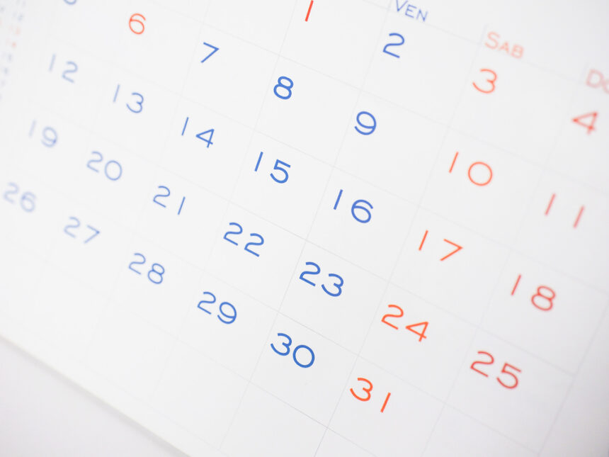 semana Calendario de asignaciones LAC 2017-2019