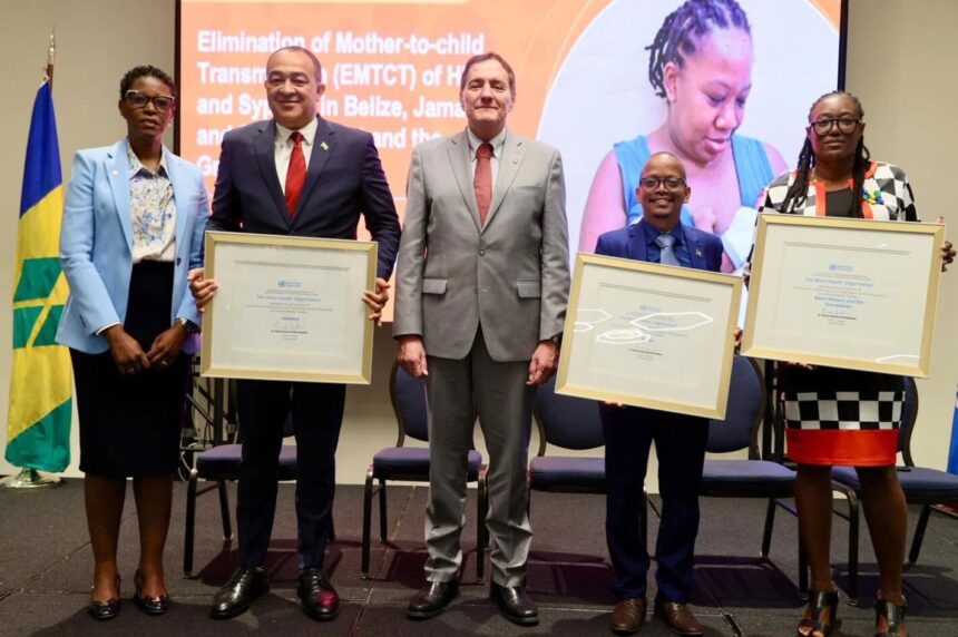 transmisión vertical_caribe Belice, Jamaica y San Vicente y las Granadinas eliminan la transmisión maternoinfantil del VIH y la sífilis