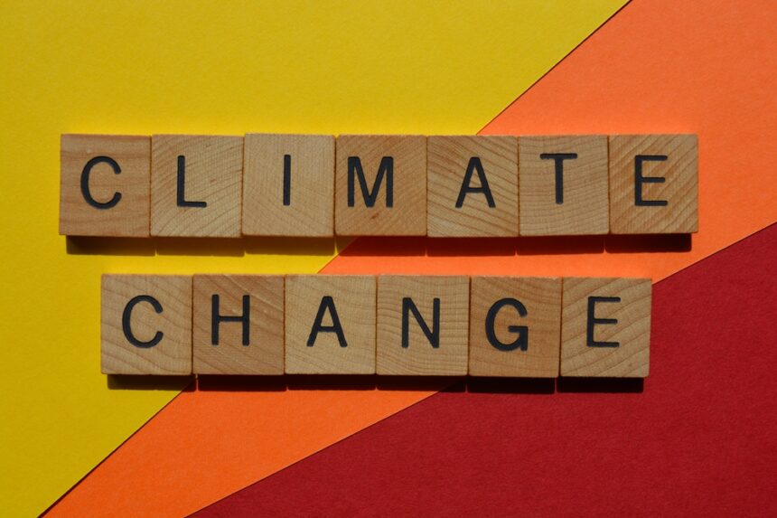 Climate Change, phrase as banner headline Clima y Salud: una prioridad para el Fondo Mundial